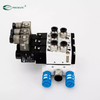 Válvula direccional 4v210-08 DC 24v 12v Colector de válvula solenoide neumática de control único de 5/2 vías