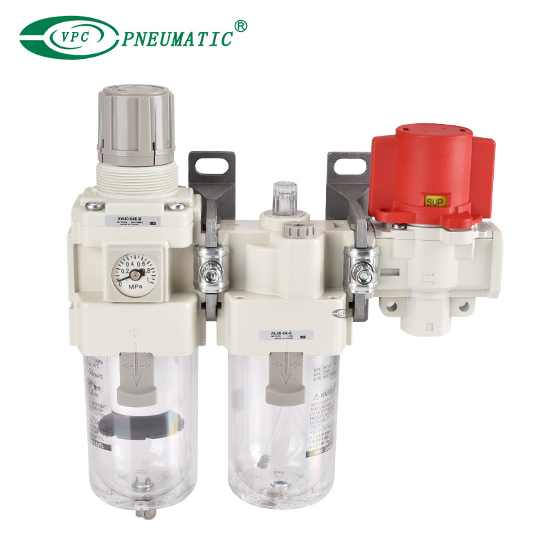Unidades de preparación de aire de la serie AC20A-D a AC60A-D (combinación de 2)